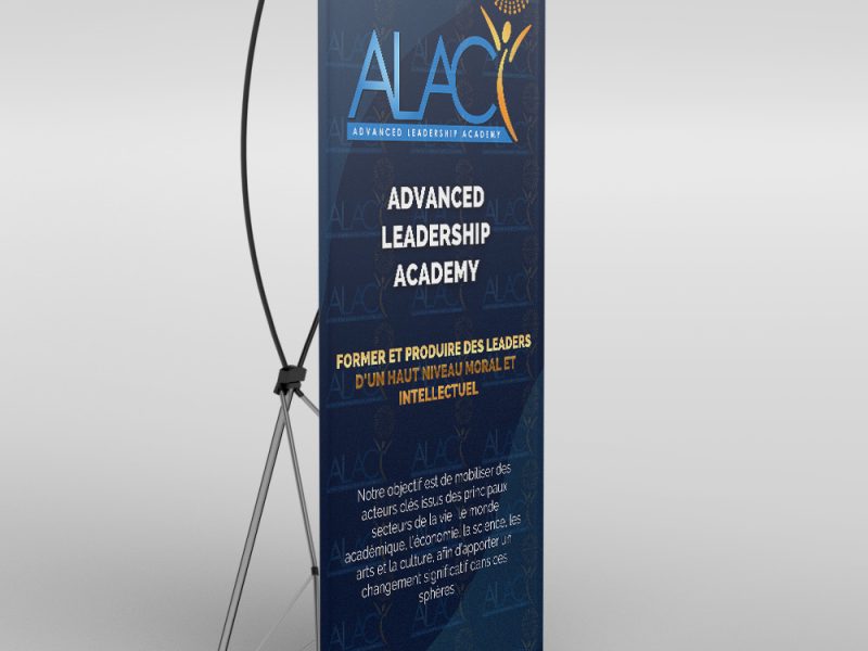 ALAC Kinshasa 2026 X-Stand_Banner mockup