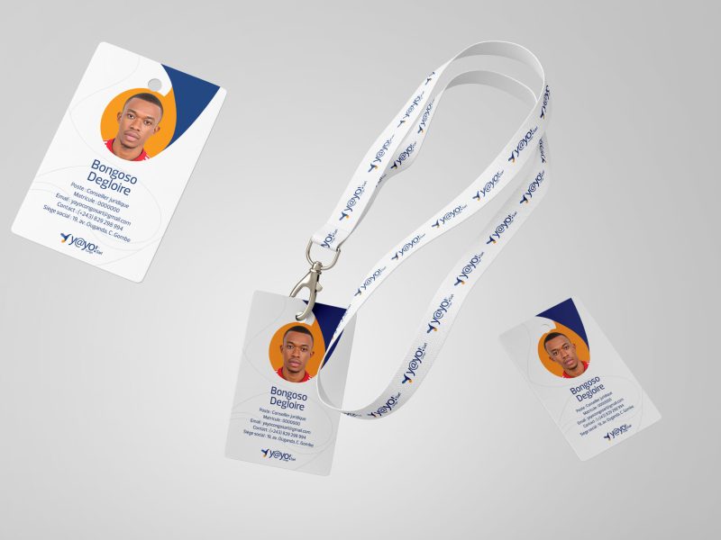 Carte de Service YAYO Sarl Maquette