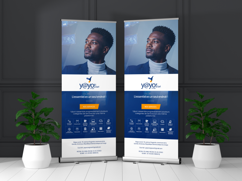 Roll-Up YAYO Congo Sarl Maquette